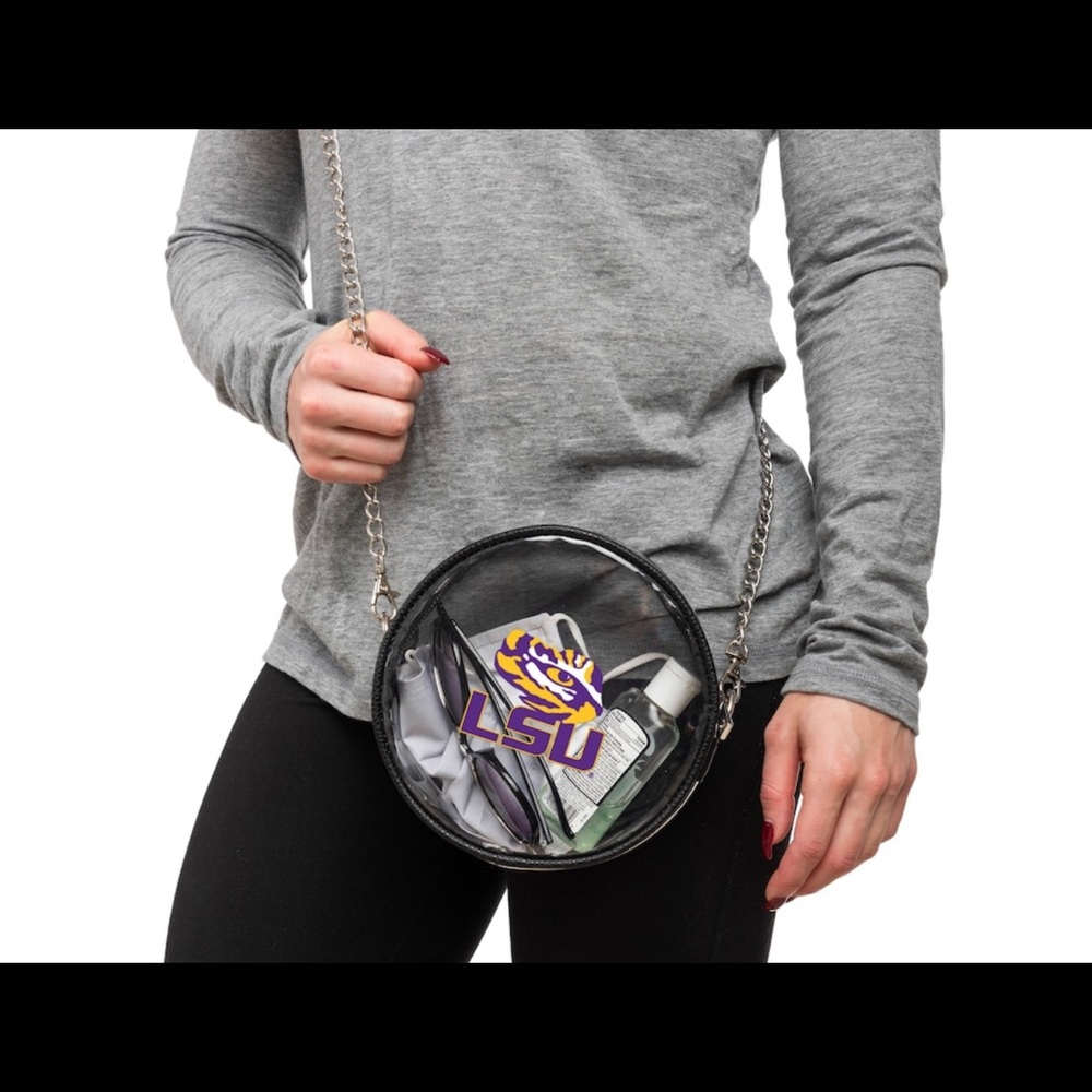 LSU Tigers FOCO Clear Circle Purse